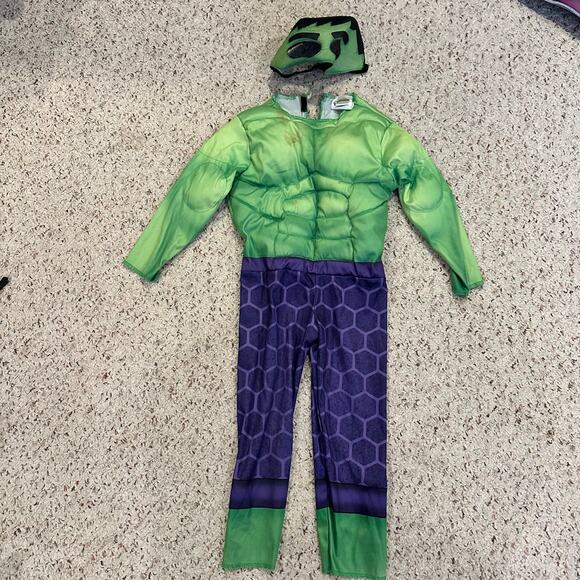 Deluxe Hulk Halloween Costume Toddler 2T Jazwares Superhero Green Marvel Spidey - Picture 2 of 13